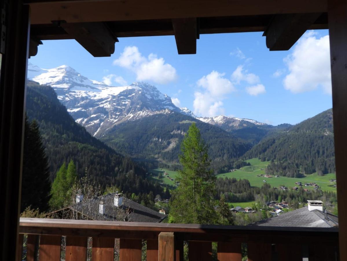 Chambre D'Hotes L'Ours Bleu Les Diablerets Exterior foto