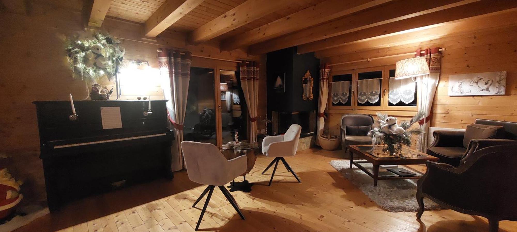 Chambre D'Hotes L'Ours Bleu Les Diablerets Exterior foto